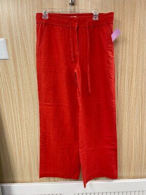 Loft Orange Pants size 8